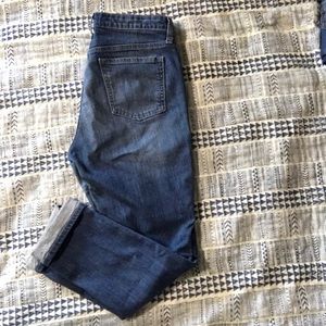 Gap skinny roll up jeans